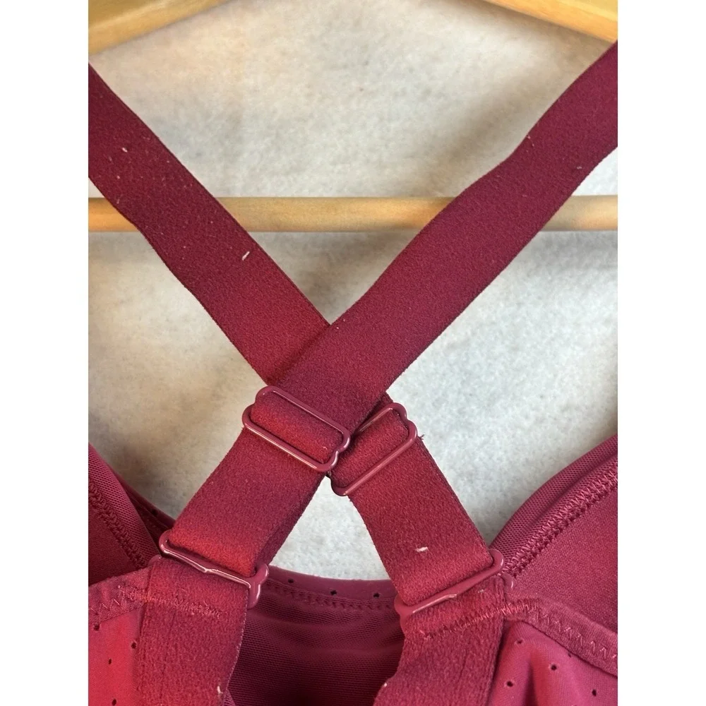 Lululemon Sport Bra Women 36DD Air Support Cross Back Run‎ Jog Core Go